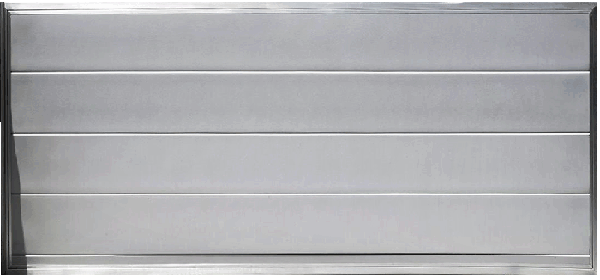 corredera plana header - Puerta de garaje autom&aacute;tica corredera lateral