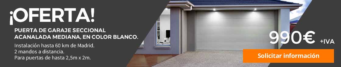 oferta puerta garaje seccional 990 euros - Puertas de garaje
